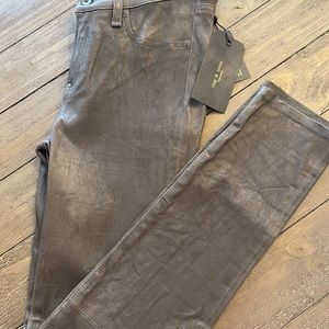 New with tags Rag & Bone 100% Lamb Leather skinny pants